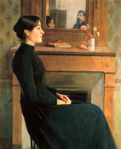 Naisen muotokuva, Santiago Rusinol y Pratsin maalaus