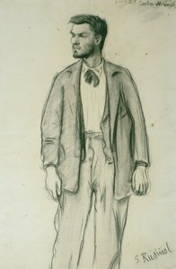 Carles Manin muotokuva tekijältä Santiago Rusiñol