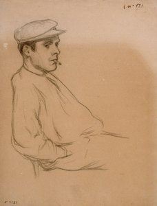 Miehen muotokuva tekijältä Santiago Rusiñol