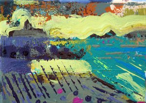 Iona Abbey I (akryyli kankaalle) tekijältä Sara Hayward