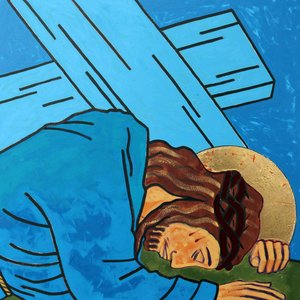 Jeesus kaatuu