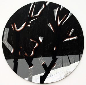 Twixt Heaven and Earth I-N (akryyli pyöreällä levyllä) tekijältä Sara Hayward