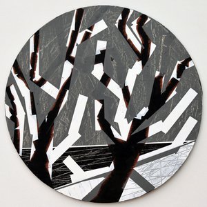 Twixt Heaven & Earth V-B (akryyli pyöreällä levyllä) tekijältä Sara Hayward