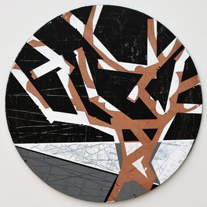 Twixt Heaven & Earth VI-B (akryyli pyöreällä levyllä) tekijältä Sara Hayward