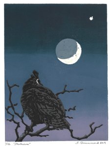 Nocturne, 2019 (Linoleikkaus)