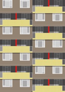 Spa Green Estate, 2017 (digitaalinen) tekijältä Sarah Evans