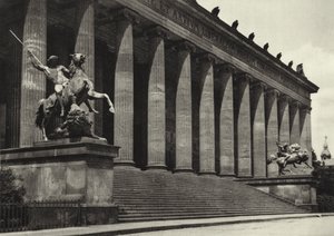 Berliini: Altes-museo; Vanha museo (m/w kuva)