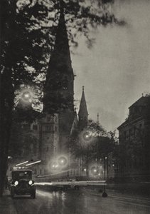 Berliini: Kaiser Wilhelm-Gedachtniskirche; Keisari Williamin muistokirkko (m/w kuva) tekijältä Sasha Stone