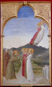 Pyhän Franciscus Assisilaisen mystinen häät, 1444