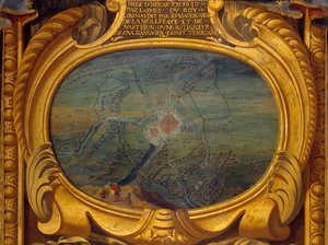 Kolmikymmenvuotinen sota (1618-1648): kartta, joka edustaa Arrasin kotipaikkaa