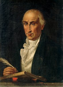 Saverio Dalla Rosan muotokuva Benedetto Del Benestä, öljy kankaalle tekijältä Saverio dalla Rosa