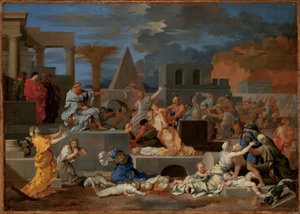 The Massacre of the Innocents (öljy kankaalle) tekijältä Sébastien Bourdon