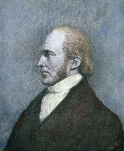 Aaron Burr (1756-1836) (värillinen kaiverrus) tekijältä School American