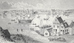 Lautta, New York, n. 1750 (litho)