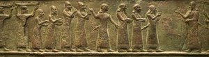 Balawatin portit muinaisesta Assyrian valtakunnasta (matalareliefi). tekijältä School Assyrian