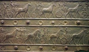 Balawatin portit muinaisesta Assyrian valtakunnasta (matalareliefi).