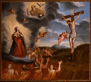Pyhän Marian välitys kiirastulille. 1600-luvun loppu (maalaus)