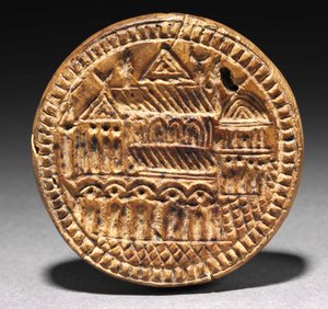 Muotti Eulogia-leipälle, 600-900-luvut (puu)