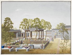 Add Or 2127 Piirustus kiinalaisen kauppiaan puutarhasta tekijältä School Chinese