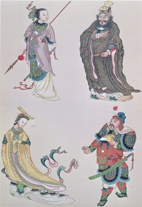 Kiinan historian sankarit ja sankarittaret, mukaan lukien keisarinna Wu