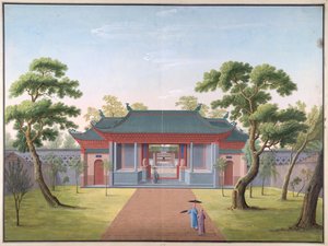 Honamin temppeli - sisäänkäyntiportti tekijältä School Chinese