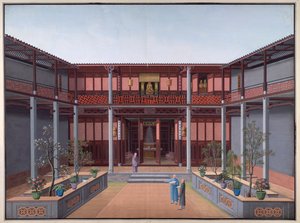Honamin temppeli - Kuan Yinin sali, Zenin piha tekijältä School Chinese
