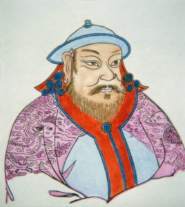 Kublai Khan (värillinen muste paperille) tekijältä School Chinese