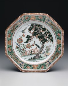 Lautas, n. 1725-1730 (posliini, jossa overglaze famille verte emalit) tekijältä School Chinese
