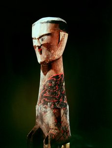 Statuetti, Zhou-dynastia (1046-256 eaa.), 4.-3. vuosisata eaa. (puu) (kuva 394841) tekijältä School Chinese