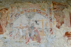 Laskeutuminen ristiltä (fresco) tekijältä School Croatian