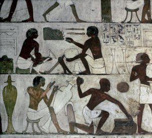 Luxor Thebes: Rekhmiren hauta, käsityöläiset. tekijältä School Egyptian