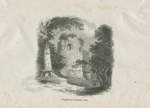 Chartley Castle: puupiirros (vinjetoitu) tekijältä School English