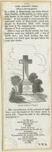 Drayton-in-Hales - "Audley Cross on Blore Heath": puupiirros ja [?1800-luku] (painettu)