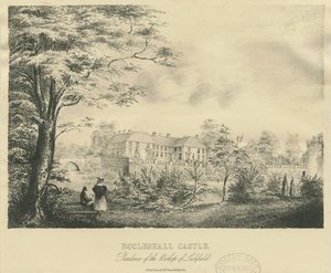 Eccleshall - "Castle" : kaiverrus ja [?1800-luku] (painettu) tekijältä School English