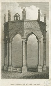 Lichfield - Market Place: kaiverrus, nd [c 1805] (painettu) tekijältä School English