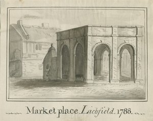 Lichfield - Market Place: seepiapesupiirros tekijältä School English