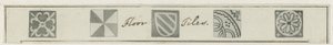 Mavesyn Ridware - Lattialaatat Mavesyn Mortuary Chapelissa: seepiapiirros, nd [?1700-luvun lopulla] (piirustus) tekijältä School English