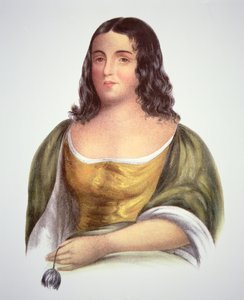 Pocahontas (n. 1595-1617) (väri litho) tekijältä School English
