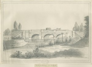 Stafford - Radford Bridge: lyijykynäpiirros, nd [?1800-luvulla] (piirustus) tekijältä School English