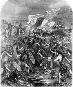 Julius Caesarin (100-44 eKr.) maihinnousu vuonna 55 eaa tekijältä School English