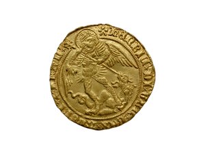 Tudor-kolikko Asthall Hoardista tekijältä School English
