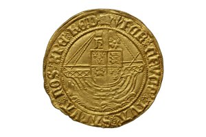 Tudor-kolikko Asthall Hoardista tekijältä School English