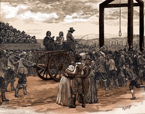 Tyburn kuningas Kaarle I:n valtakaudella (painokuva) tekijältä School English