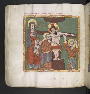 Tai. 481, f.106v, Laskeutuminen ristiltä (pergamentti)