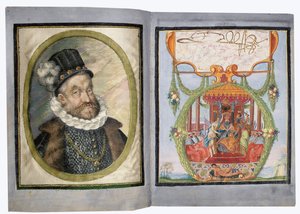 Sivuja Philipp Hainhoferin Amicorum-albumilta