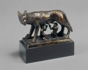 Naarassuden imettämät Romulus ja Remus tekijältä School Florentine