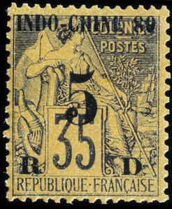 Ranskan Indokiinan postimerkki tekijältä School French