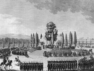 Ranskan vallankumous: Republikaanien fete des victoires au champs de mars Pariisissa 10. Prairial An IV (29. toukokuuta) tekijältä School French