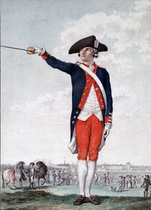 Picot de Peccaduc - Henry-Rene-Marie Picot de Peccaduc (Peccadeuc) 1770-1785 - ylikersantti Pariisin kuninkaallisessa sotakoulussa Moreaun kaiverrus tekijältä School French