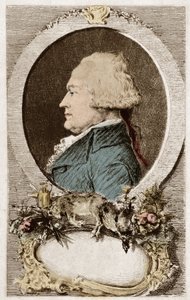 Anthelme Brillat Savarinin (Brillat-Savarin) tuomarin, kolmannen osavaltion edustajan, ranskalaisen gastronomen ja kirjailijan muotokuva tekijältä School French